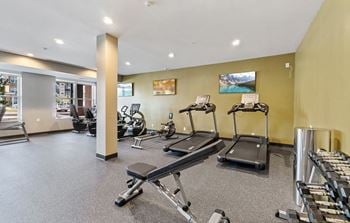 Modern fitness center